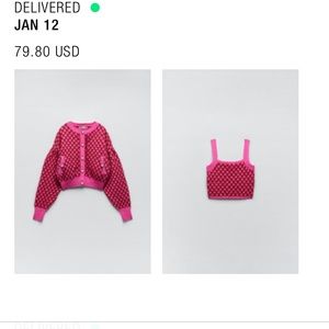 NWT ZARA BLOGGER 2 PIECE SET